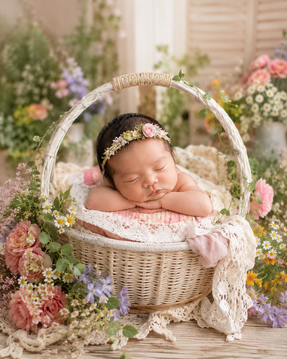 Creative newborn portrait sample 22